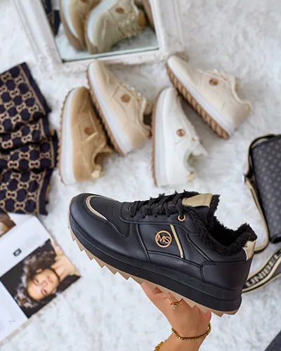 Royalfashion Утепленные женские кроссовки с мехом Boris