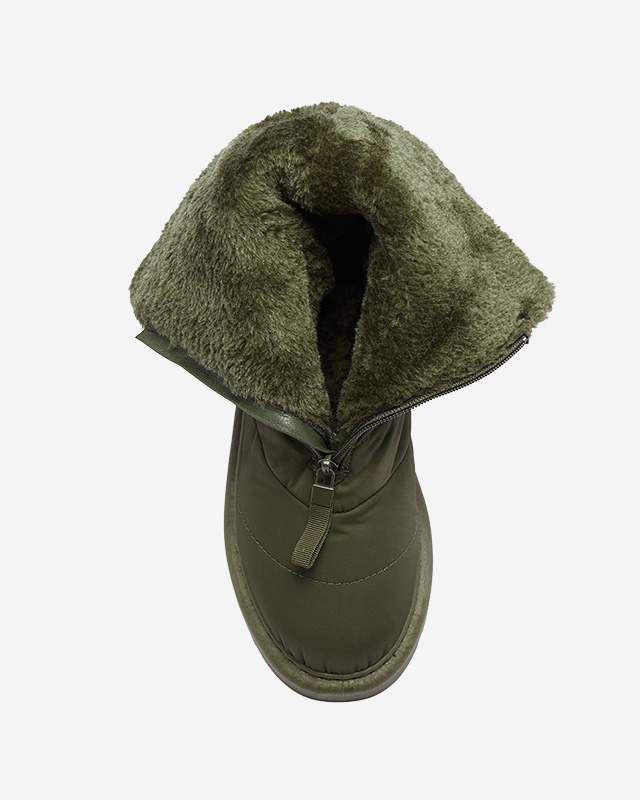 Tumerohelised naiste saapad a'la lumesaapad Tirigga- Jalatsid