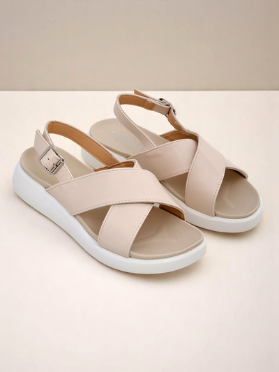 Royalfashion Naiste paksu tallaga sandaalid Riva Star