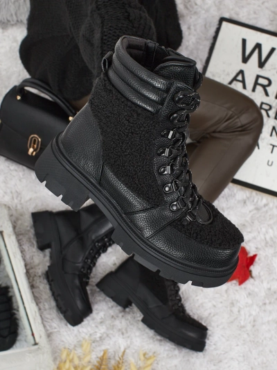 Women's worker boots with fur Ardella