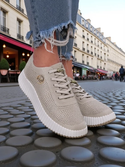 Royalfashion Women's sporty lace-up sneakers Tobin