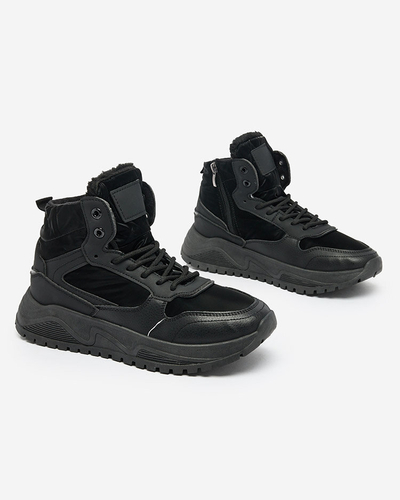 Royalfashion Insulated women's sneakers with fur Retodaf