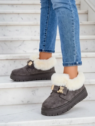 Royalfashion Женские короткие сапоги a'la snow boots Dobis