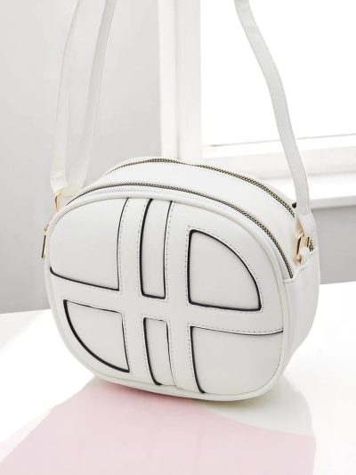 Royalfashion Small Women's Round Eco-Leather Handbag Riva Circle
