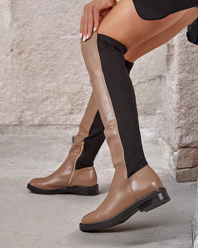 Royalfashion Women's Desela knee-high boots