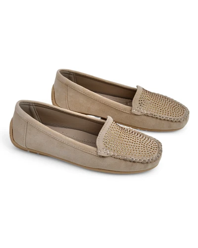 Royalfashion Naiste mokassiine, millel on rhinestones Ezuess