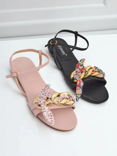 Royalfashion Naiste sandaalid tasasel tallal BareLuxe