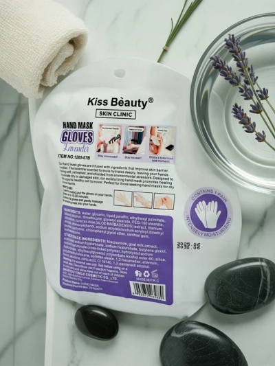 Aurelia Hand Mask Gloves Lavender - Niisutavad kätekindad 30 g