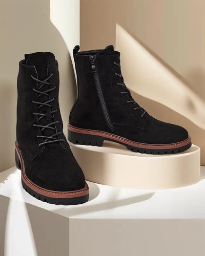 Royalfashion Women's Lace-up Ankle Boots Gosop