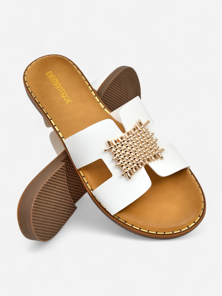 Royalfashion Женские шлепанцы с украшением Crattes