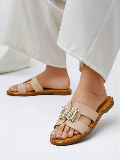 Royalfashion Женские декоративные шлепанцы с орнаментом Crattes