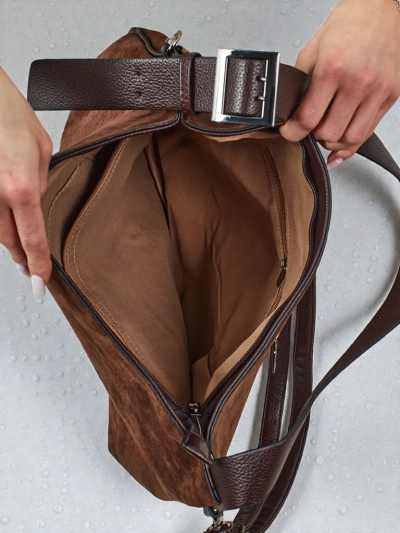 Naiste shopper-käekott, öko-seemisnahast, Donenn