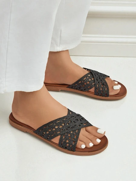 Royalfashion Women's flat-soled slippers Ella Brooke