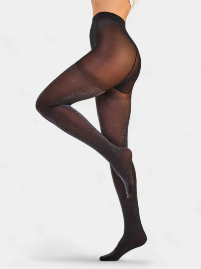 Royalfashion Women's leggings with glitter 20 DEN