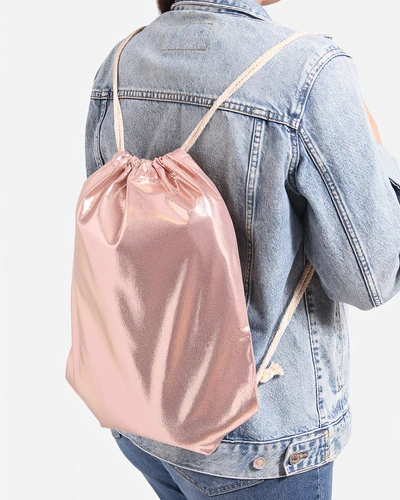 Royalfashion Рюкзак на шнурке из блестящей ткани