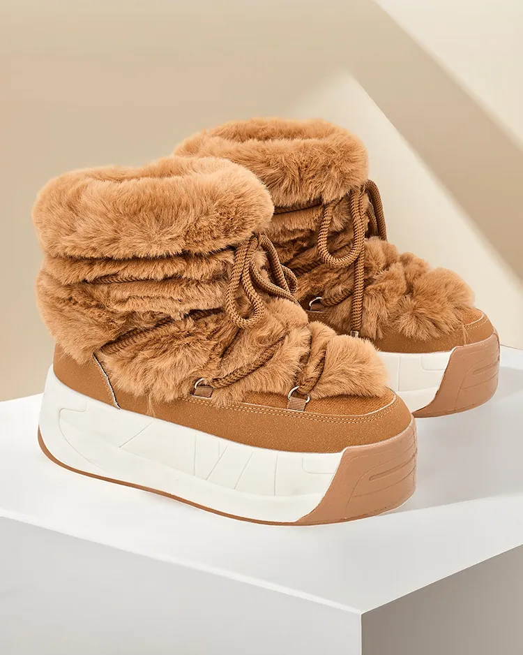 Royalfashion Kvinnenes snøstøvler Rozuri