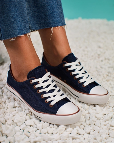 Royalfashion Navy Blue Naiste Gumpy Sneakers