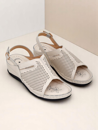 Royalfashion Women's Low Wedge Sandals Mira