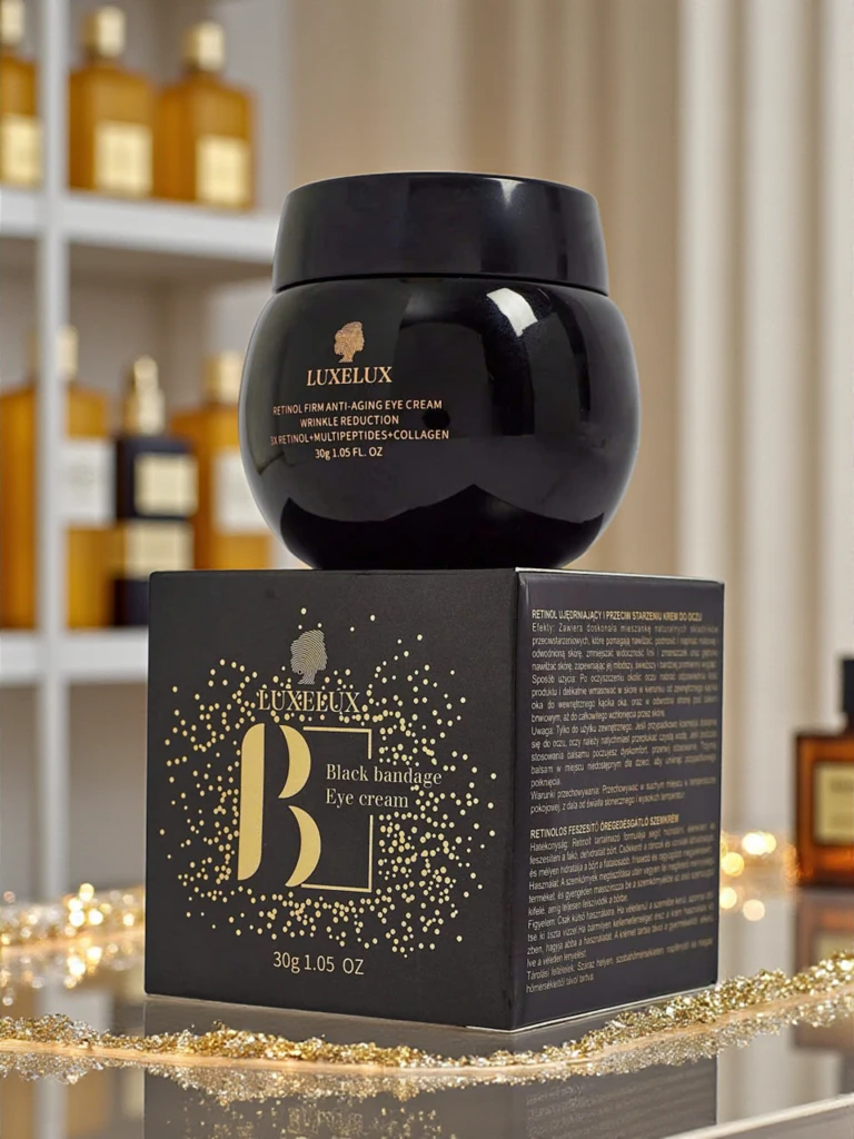 Luxelux Black Bandage Антивозрастной крем для кожи вокруг глаз - против морщин, увлажняющий