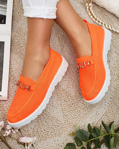 Royalfashion Naiste kangast mokassiinid kuldse kaunistusega Erticae