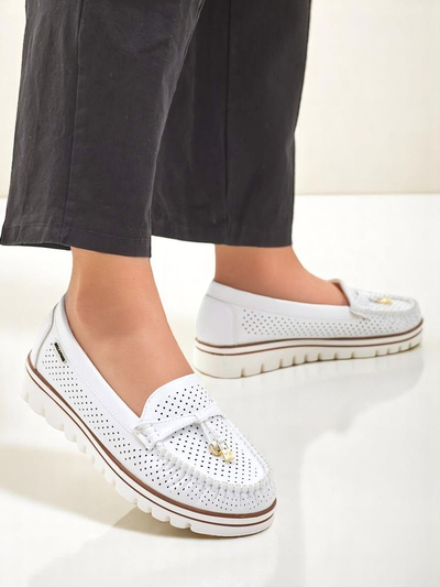 Royalfashion Женские перфорированные мокасины Elissas