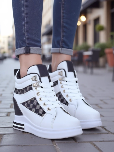 Royalfashion Women's Wedge Sneakers Erron