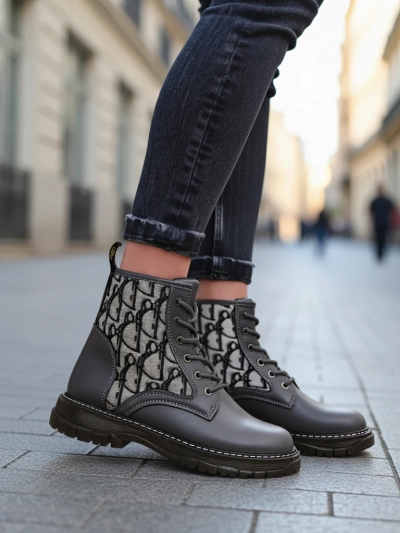 Royalfashion Naiste ankle saapad mustriga Efrioz