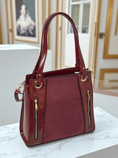 Naiste shopper-käekott, valmistatud ökonahast, Silent Raven