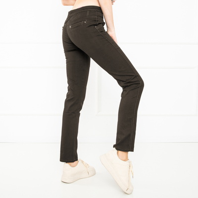 Brown jeans for women - clothing