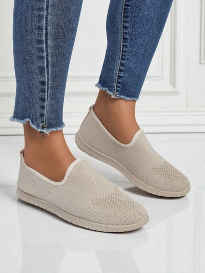 Naiste Mokassiinid Callista Beežid Hingavast Kangast Kevad Suvi