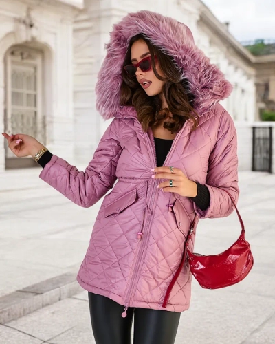Royalfashion Women's double-sided jacket in pink