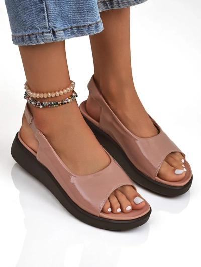 Royalfashion Women's Luna Shines Thick Sole Sandals