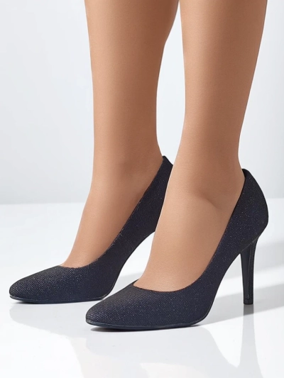 Royalfashion Сияющие женские туфли на каблуках Enen