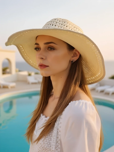 Royalfashion Naiste Solvella õlgkübar