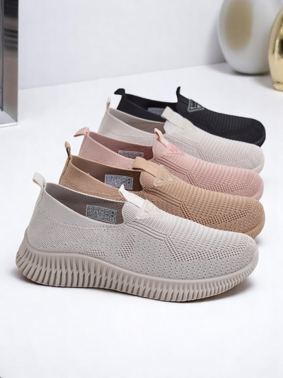 Royalfashion Женские тканевые спортивные слипоны Serra