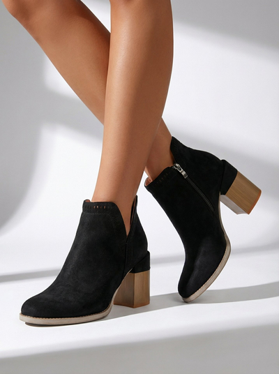 Royalfashion Women's ankle boots on a post Vettot