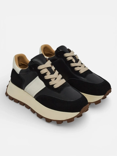 Naterre women's sports sneakers made of natural leather