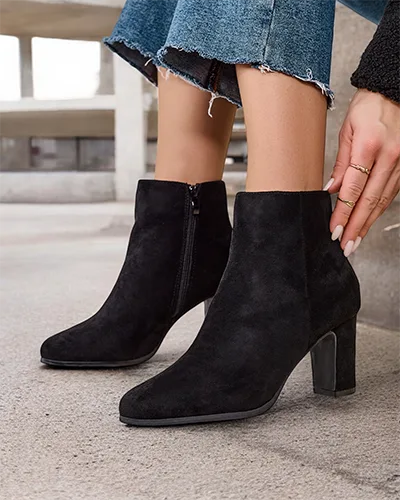 Royalfashion Women's heeled ankle boots Wierod