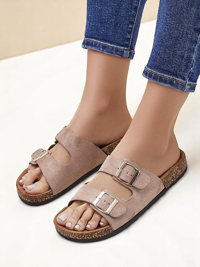 Royalfashion Women's sandals with buckles Foumy
