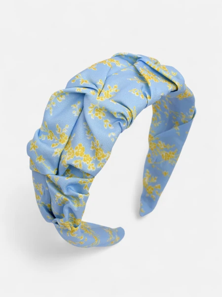 Royalfashion Hairband with Ruching and Print