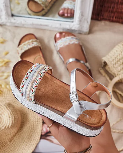 Royalfashion Naiste tikandiga Mussir sandaalid