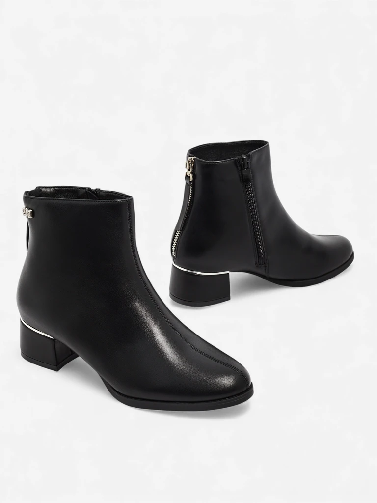 Women's Arshinea Faux Leather Heeled Ankle Boots