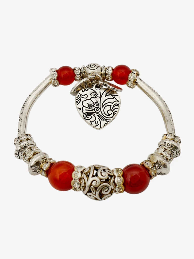 Naiste südamekujuliste elementidega käevõru Heart Glitz