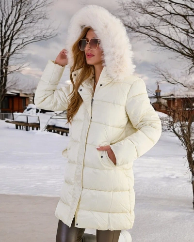 Royalfashion Naiste tikitud talvejope