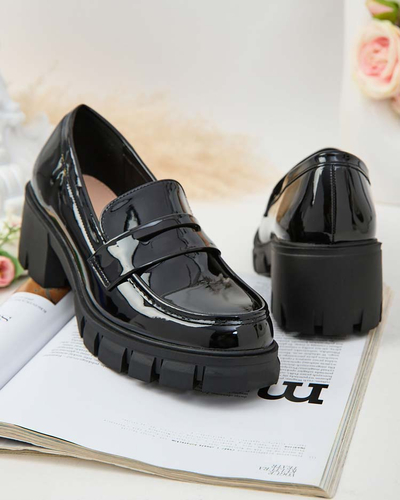 Royalfashion Women's moccasins on a low post Denebel