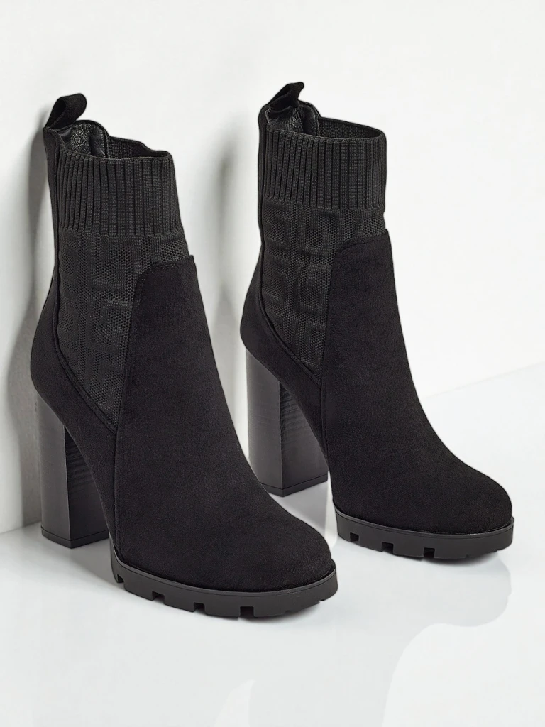 Women's Vansoria Eco-Suede Ankle Boots with Block Heel