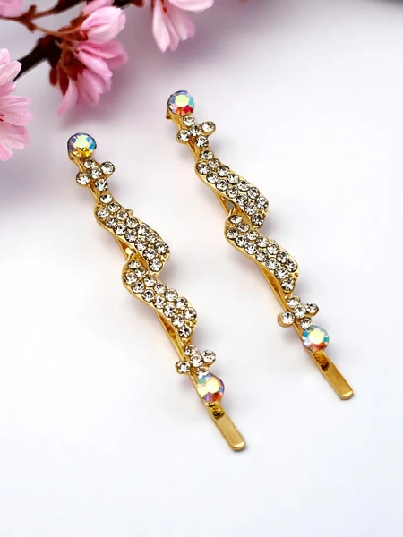 Royalfashion Juukseklambrid rhinestones Crystal Glow