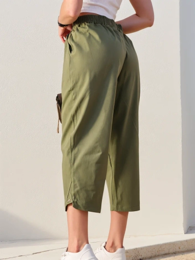 Royalfashion Simple women's fabric trousers 7/8