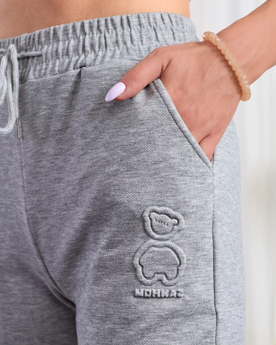 Royalfashion hallid naiste puuvillased dressipüksid kaisukaruga