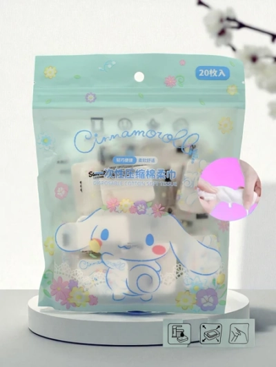 Puuvillased rätikud kapslites 20 tk.